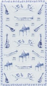 楽器・音符柄　シール　※在庫限り　※ご購入1個に付き18ポイント付与(会員登録要)　◇ゆうパケット発送可