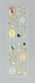 ふちシール　オーケストラ　◇ゆうパケット発送可