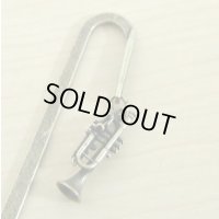 ブックマーカー　トランペット　アンティークゴールド　◇ゆうパケット発送可