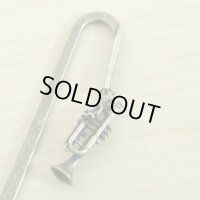 ブックマーカー　トランペット　アンティークゴールド　◇ゆうパケット発送可