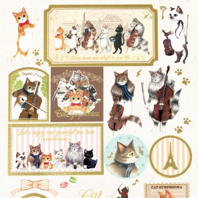 画像2: キャットシンフォニカ　オリジナルシール　◇ゆうパケット発送可