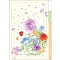 A5クリアファイル(2ポケット)　花とホルン　◇ゆうパケット発送可