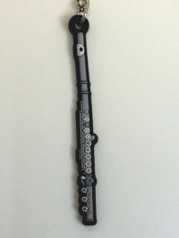 キーホルダー　フルート　※在庫限り　※ご購入1個につき70ポイント付与(会員登録要)　◇ゆうパケット発送可