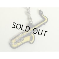 キーホルダー　テナーサックス　※在庫限り　※ご購入1個につき70ポイント付与(会員登録要)　◇ゆうパケット発送可