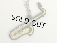 キーホルダー　テナーサックス　※在庫限り　※ご購入1個につき70ポイント付与(会員登録要)　◇ゆうパケット発送可