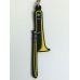 画像1: キーホルダー　トロンボーン　※在庫限り　◇ゆうパケット発送可 (1)
