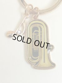 楽器チャームキーホルダー　チューバ　※在庫限り　※ご購入1個につき48ポイント付与(会員登録要)　◇ゆうパケット発送可