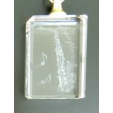 GLASS WORLD KEY CHAIN　サックス　◇ゆうパケット発送可