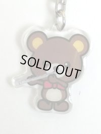 クマさんブラスバンドキーホルダー　フルート　※在庫限り　◇ゆうパケット発送可