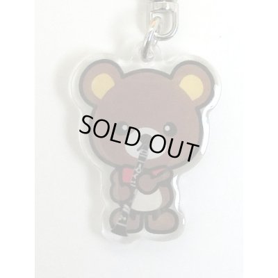 画像1: クマさんブラスバンドキーホルダー　クラリネット　◇ゆうパケット発送可