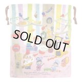 ECOUTE！　ポリエステル巾着　楽器の森　※在庫限り　※ご購入1個につき68ポイント付与(会員登録要)　◇ゆうパケット発送可