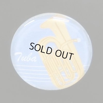 画像1: ガラスマグネット　チューバ　※在庫限り　※ご購入1個につき20ポイント付与(会員登録要)　◇ゆうパケット発送可