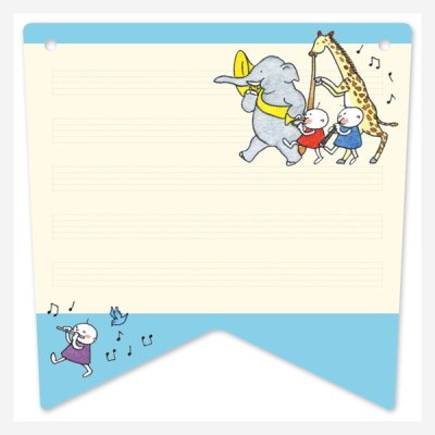 画像3: 色紙　寄書ガーランド　Quu音楽隊　◇ゆうパケット発送可