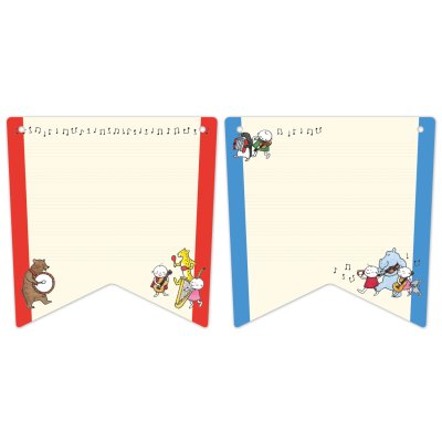 画像5: 色紙　寄書ガーランド　Quu音楽隊　◇ゆうパケット発送可