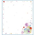 色紙　花とホルン　◇ゆうパケット発送可