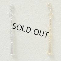 ピアス　クラリネット　ゴールド　(片耳/1ヶ売り)　◇ゆうパケット発送可