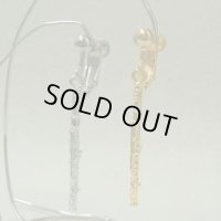 イヤリング　フルート　シルバー　(片耳/1ヶ売り)　◇ゆうパケット発送可