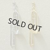 ピアス　トロンボーン　ゴールド　(片耳/1ヶ売り)　◇ゆうパケット発送可