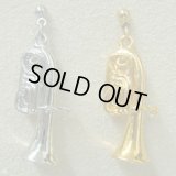 ピアス　チューバ　ゴールド　(片耳/1ヶ売り)　◇ゆうパケット発送可