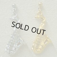 ピアス　サックス　ゴールド　(片耳/1ヶ売り)　◇ゆうパケット発送可