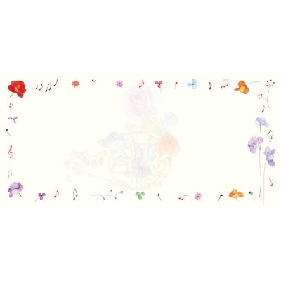 画像3: 一筆箋　花とホルン　※在庫限り　※ご購入1個につき30ポイント付与(会員登録要)　◇ゆうパケット発送可