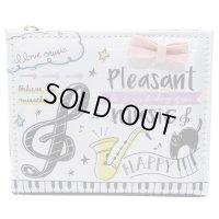 PLEASANT MUSIC　2つ折り財布　※在庫限り　※ご購入1個につき120ポイント付与(会員登録要)