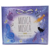 MUSICA MUSICA　ハート窓あき　2つ折り財布