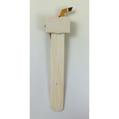 画像2: 木製ブックマーカー2　サックス　※在庫限り　※ご購入1個につき58ポイント付与(会員登録要)　◇ゆうパケット発送可