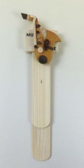 木製ブックマーカー2　サックス　※在庫限り　※ご購入1個につき58ポイント付与(会員登録要)　◇ゆうパケット発送可