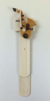 木製ブックマーカー2　サックス　※在庫限り　※ご購入1個につき58ポイント付与(会員登録要)　◇ゆうパケット発送可
