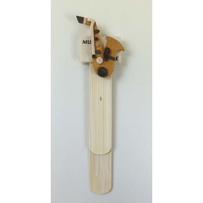 画像1: 木製ブックマーカー2　サックス　※在庫限り　※ご購入1個につき58ポイント付与(会員登録要)　◇ゆうパケット発送可