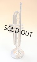 ミニチュア楽器　トランペット　1/6サイズ　ゴールド