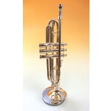 ミニチュア楽器　トランペット　1/6サイズ　ゴールド