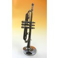 ミニチュア楽器　トランペット　1/6サイズ　ブラック　※在庫限り　※ご購入1個につき180ポイント付与(会員登録要)