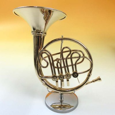 画像1: ミニチュア楽器　ホルン　1/4サイズ