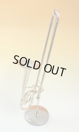 ミニチュア楽器　トロンボーン　1/6サイズ　ゴールド