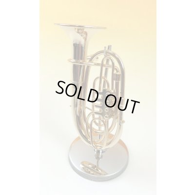 画像1: ミニチュア楽器　チューバ　1/12サイズ