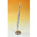 ミニチュア楽器　フルート　1/6サイズ　シルバー