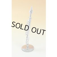 ミニチュア楽器　フルート　1/12サイズ　シルバー