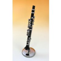 ミニチュア楽器　クラリネット　1/12サイズ