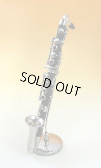 ミニチュア楽器　バスクラリネット　1/6サイズ