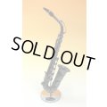 ミニチュア楽器　アルトサックス　1/6サイズ　ブラック　※在庫限り　※ご購入1個につき230ポイント付与(会員登録要)