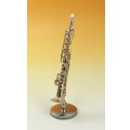 ミニチュア楽器　ソプラノサックス　1/12サイズ