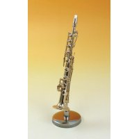 ミニチュア楽器　ソプラノサックス　1/12サイズ