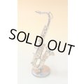 ミニチュア楽器　テナーサックス　1/12サイズ