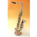 ミニチュア楽器　テナーサックス　1/4サイズ
