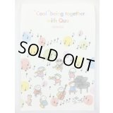 Quuシャボン玉と音楽隊　はがき箋　※在庫限り　※ご購入1個につき28ポイント付与(会員登録要)　◇ゆうパケット発送可