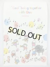 Quuシャボン玉と音楽隊　はがき箋　※在庫限り　※ご購入1個につき28ポイント付与(会員登録要)　◇ゆうパケット発送可