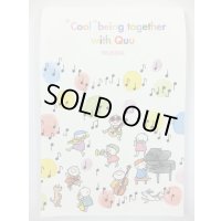 Quuシャボン玉と音楽隊　はがき箋　※在庫限り　※ご購入1個につき28ポイント付与(会員登録要)　◇ゆうパケット発送可