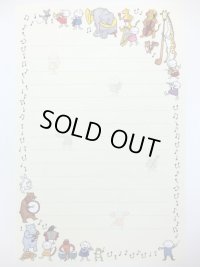 Quu音楽隊　レターセット　※在庫限り　※ご購入1個に付き40ポイント付与(会員登録要)　◇ゆうパケット発送可